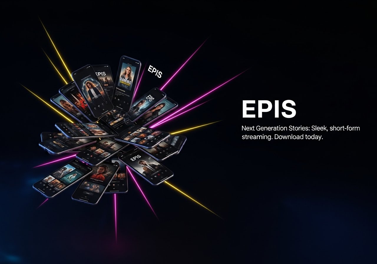 Futuristic next‑gen content artwork